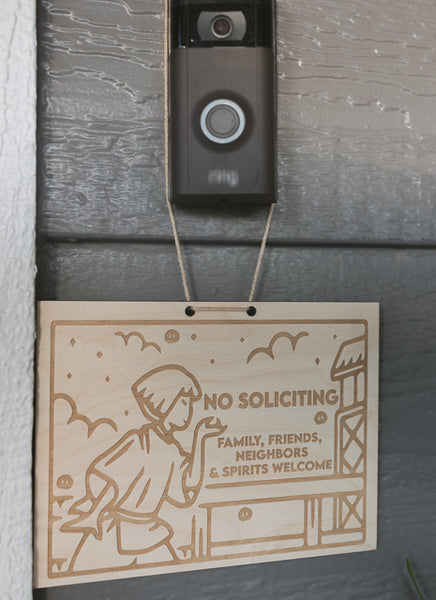 No Soliciting Haku Sign