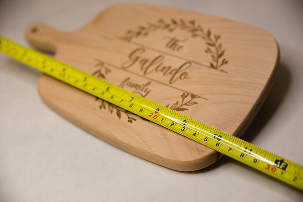 Personalized Family Name Cutting Board