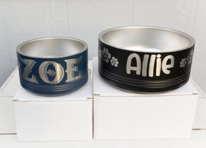 Engraved Personalized Pet Bowl - 32oz