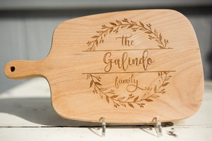 Personalized Family Name Cutting Board