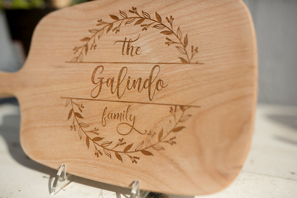 Personalized Family Name Cutting Board